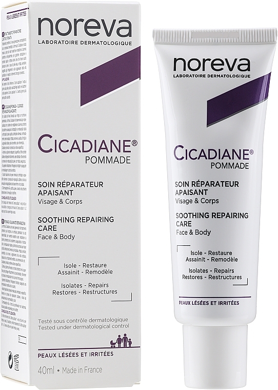 Repairing Face & Body Care - Noreva Laboratoires Cicadiane Soothing Repairing Care Pommade Face & Body — photo N2