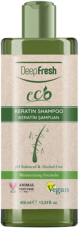 Keratin Hair Shampoo - Deep Fresh Eco Keratin Shampoo — photo N1