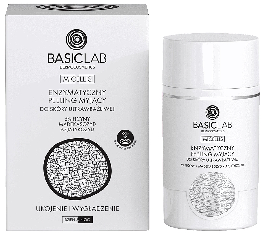 Enzyme Cleansing Peel for Hypersensitive Skin - BasicLab Dermocosmetics Micellis — photo N1