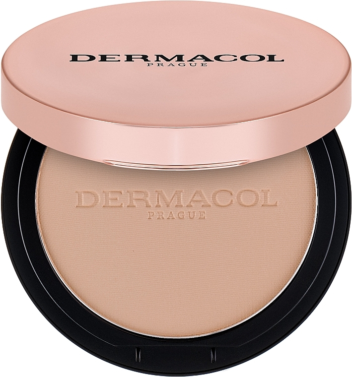 2-in-1 Compact Powder - Dermacol 24H Long-Lasting Powder And Foundation — photo N2