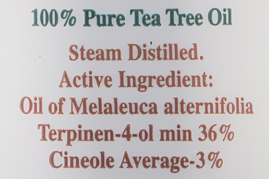 100% Organic Tea Tree Oil - Tea Tree Therapy Tea Tree Oil — photo N3