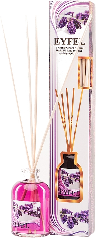 Reed Diffuser "Lavender" - Eyfel Perfume Reed Diffuser Flower — photo N3