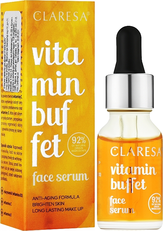 Vitamin Face Serum - Claresa Vitamin Buffet Serum For Faces — photo N2