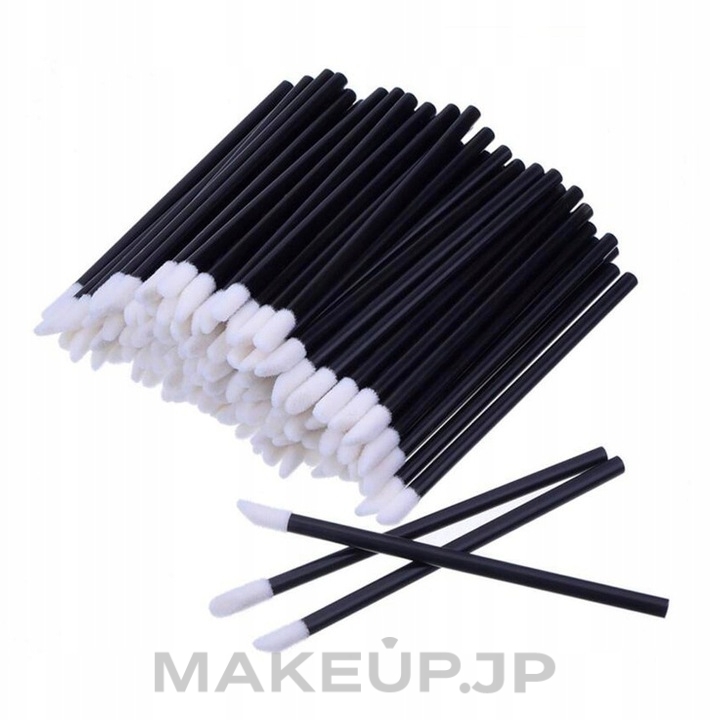 Lash, Brow & Lip Velor Applicators, black - Lewer — photo 50 pcs.