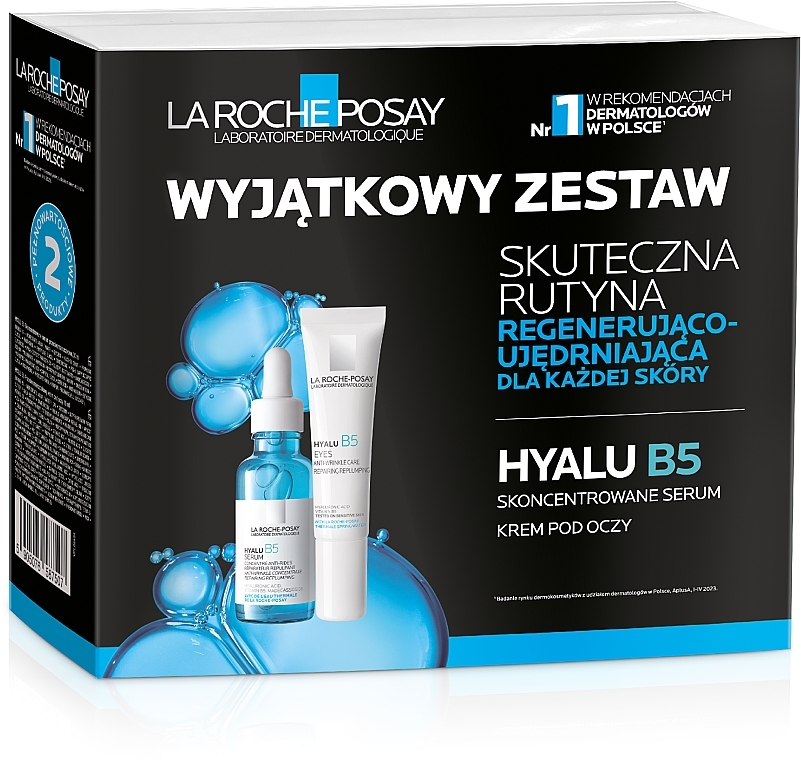 Face Care Set - La Roche-Posay Hyalu B5 (ser/30ml + eye/cr/15ml) — photo N1