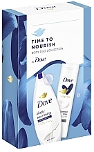 Fragrances, Perfumes, Cosmetics Set - Dove Time To Nourish Set (sh/gel/250ml + b/lot/250ml)