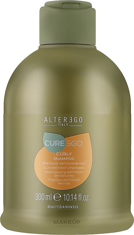 Curly & Wavy Hair Shampoo - Alter Ego Italy Cureego Curly Shampoo — photo N2