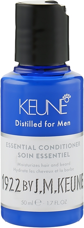 Basic Care Conditioner for Men - Keune 1922 Essential Conditioner Distilled For Men Travel Size — photo N1