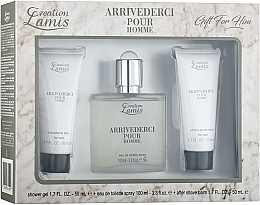 Fragrances, Perfumes, Cosmetics Creation Lamis Arrivederci Pour Homme - Set (edt/100ml + sh/gel/50ml + ash/balm/50ml) 