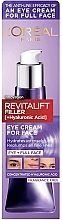 Fragrances, Perfumes, Cosmetics Anti-Aging Hyaluronic Acid Face Cream - L'Oreal Paris Revitalift Filler [+Hyaluronic Acid] Eye Cream For Face