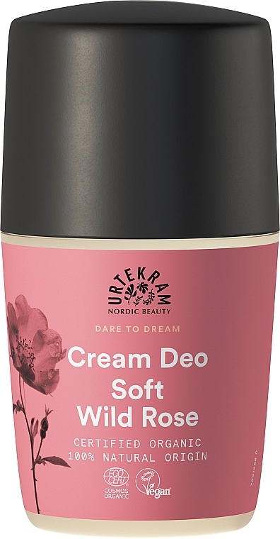 Deodorant Cream - Urtekram Soft Wild Rose Roll-On Deodorant — photo N1