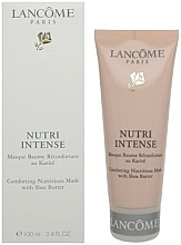 Fragrances, Perfumes, Cosmetics Nourishing Mask - Lancome Nutri Intense Mask 100ml