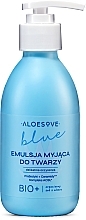 Fragrances, Perfumes, Cosmetics Face Cleansing Emulsion - Aloesove Blue Facial Cleansing Emulsion