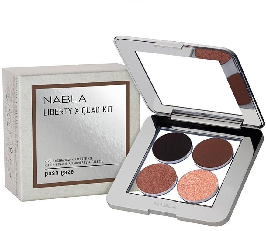 Eyeshadow Palette - Nabla Liberty X Quad Kit Eyeshadow Palette — photo N2