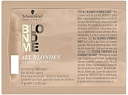 Vitamin C Concentrate for All Hair Types - Schwarzkopf Professional Blondme All Blondes Vitamin C Shot — photo N2