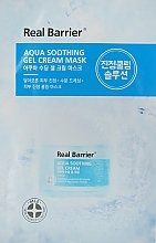 Cooling & Soothing Sheet Mask - Real Barrier Aqua Soothing Gel Cream Mask — photo N1