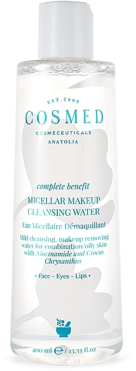 Micellar Cleansing Water  - Cosmed Complete Benefit Micellar Makeup Cleansing Water — photo N1