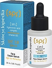 Fragrances, Perfumes, Cosmetics Moisturising Face Cream Serum - Skincyclopedia Face Cream Serum SPF 50