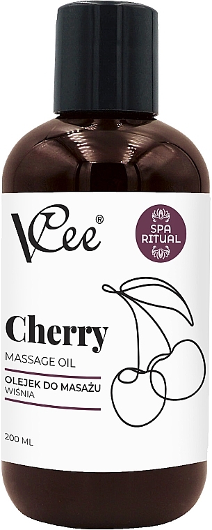 Massage Oil 'Cherry' - Vcee Cherry Massag Oil — photo N1