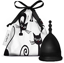 Fragrances, Perfumes, Cosmetics Menstrual Cup S, black - LadyCup Revolution Blackie Kitty