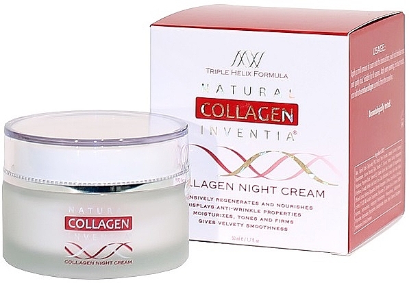 Night Face Cream - Natural Collagen Inventia Night Cream — photo N1