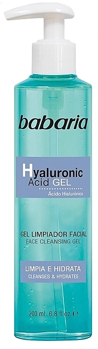 Hyaluronic Acid Cleansing Gel - Babaria Hyaluronic Acid Face Cleansing Gel — photo N1