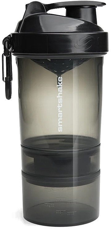 Shaker, 600 ml - SmartShake Original2Go Black — photo N1