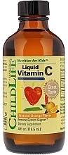 Natural Orange Flavor Liquid Vitamin C - Child Life Liquid Vitamin C — photo N1