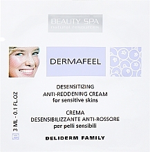 Fragrances, Perfumes, Cosmetics Dermafeel Face Cream - Beauty Spa Dermafeel Desensitizing Anti-Reddenning Cream (sample)