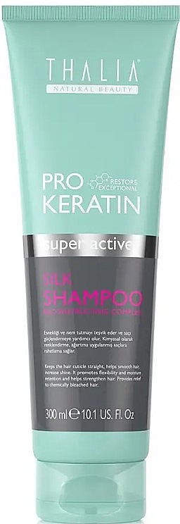 Restructuring Keratin & Silk Shampoo - Thalia Pro Keratin Silk Shampoo — photo N1