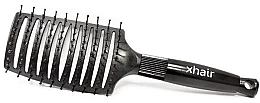 Fragrances, Perfumes, Cosmetics Hair Brush 'FitBrush', 27 x 8 cm, black - Xhair