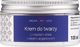 Nourishing Face Cream - Argan My Love Nourishing Face Cream With Shea Butter And Argan Oil — photo N6