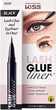 Fragrances, Perfumes, Cosmetics 2-in-1 False Lash Eyeliner & Glue - Kiss Lash Glue Liner