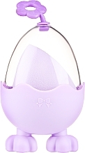 Fragrances, Perfumes, Cosmetics Makeup Sponge in Case, 38396, purple - Top Choice 