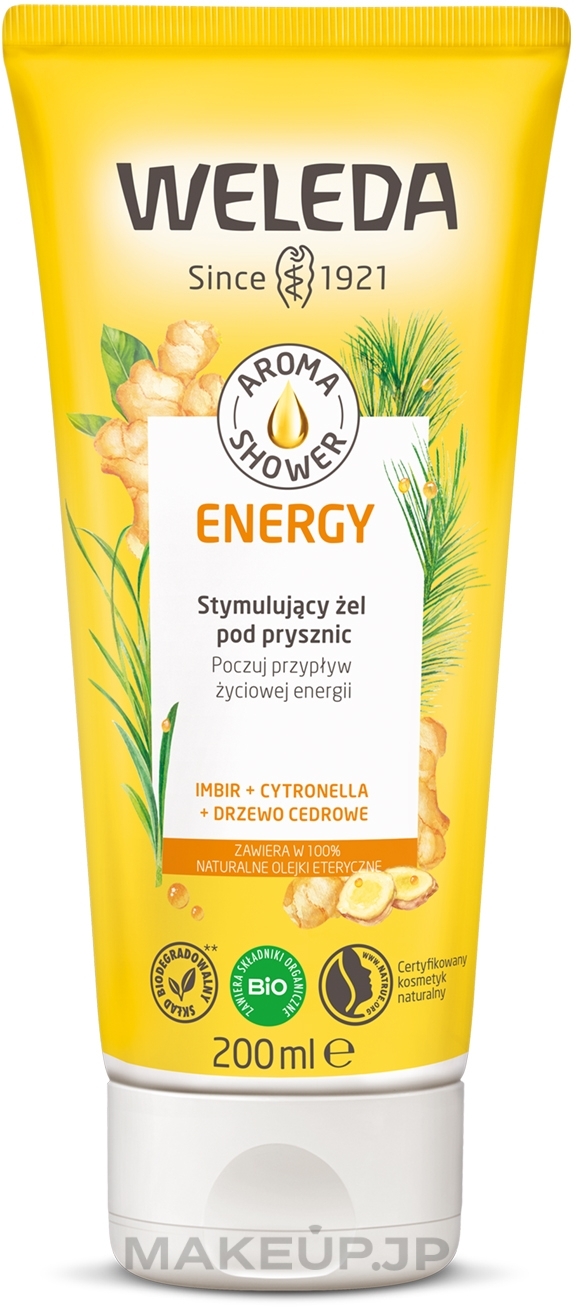 Shower Gel "Energy" - Weleda Aroma Energy Stimulating Shower Gel — photo 200 ml