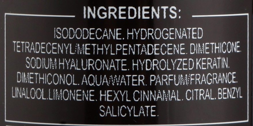 Spray Oil for Damaged Hair - Oyster Cosmetics Cutinol Plus Hyaluronic & Keratin Restructuring Oil Spray — photo N2