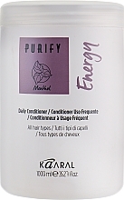 Energizing Cream Conditioner with Fresh Mint & Menthol Extract - Kaaral Purify Energy Conditioner — photo N4