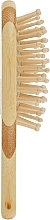 Wooden Hair Brush, WHB-130 - Christian — photo N3