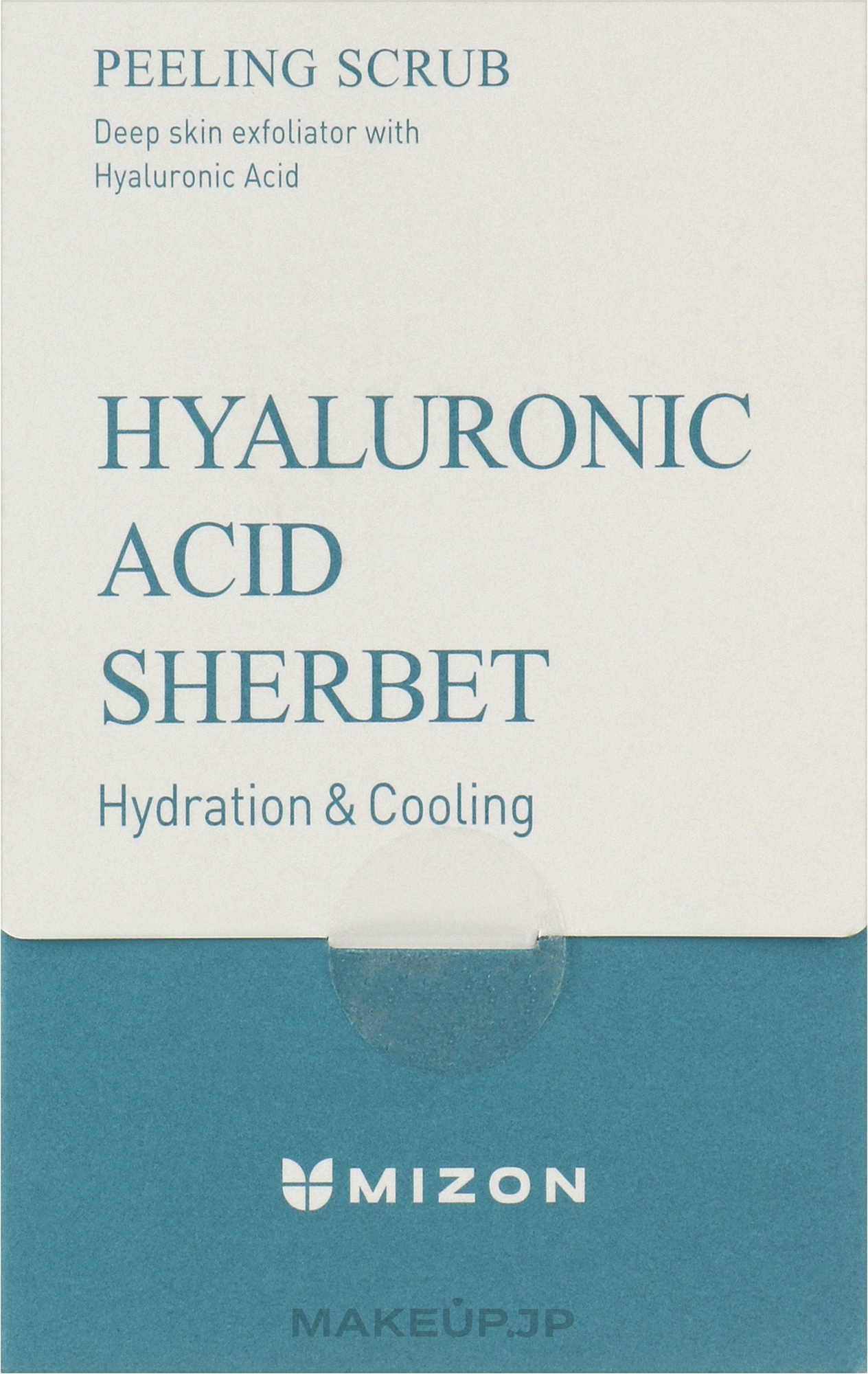 Face Peeling Scrub with Hyaluronic Acid - Mizon Hyaluronic Acid Sherbet Peeling Scrub — photo 40 x 5 g