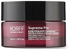 Fragrances, Perfumes, Cosmetics Anti-Wrinkle Face Cream for Normal Skin - Korff Supreme Pro Face Cream