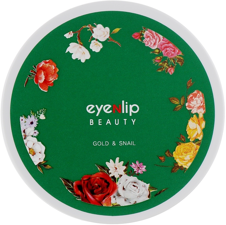 Hydrogel Eye Patch with Gold Extract & Snail Mucin - Eyenlip Gold & Snail Hydrogel Eye Patch — photo N2