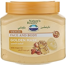 Fragrances, Perfumes, Cosmetics Rejuvenating Face & Body Clay Mask with Argan Oil - Nature's Bounty Venos Face And Body Golden Mask With Argan Oil