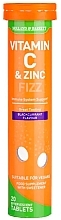 Fragrances, Perfumes, Cosmetics Vitamin C & Zinc, Effervescent Black Currant Dietary Supplement - Holland & Barrett Vitamin C & Zinc Fizz Blackcurrant