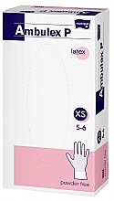 Fragrances, Perfumes, Cosmetics Powder-Free, Non-Sterile Latex Gloves, Size XS, Pack of 100 - Ambulex P Drum