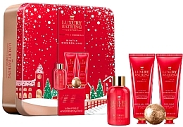 Fragrances, Perfumes, Cosmetics Set, 5 products - Grace Cole The Luxury Bathing Winter Wonderland Wild Fig & Cranberry Relax & Unwind