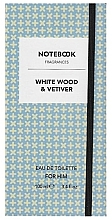 Notebook Fragrances White Wood & Vetiver - Eau de Toilette — photo N2
