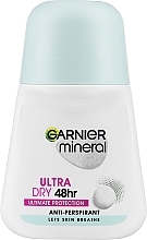 Roll-on Deodorant - Garnier Mineral UltraDry Antiperspirant 48h Roll On — photo N1