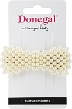 Fragrances, Perfumes, Cosmetics Hair Clip, with pearls, bow - Donegal