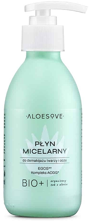 Micellar Face & Eye Makeup Remover - Aloesove — photo N3