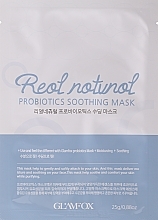 Fragrances, Perfumes, Cosmetics Probiotic Soothing Sheet Mask for Dry & Mature Skin - Glamfox Probiotic Soothing Mask